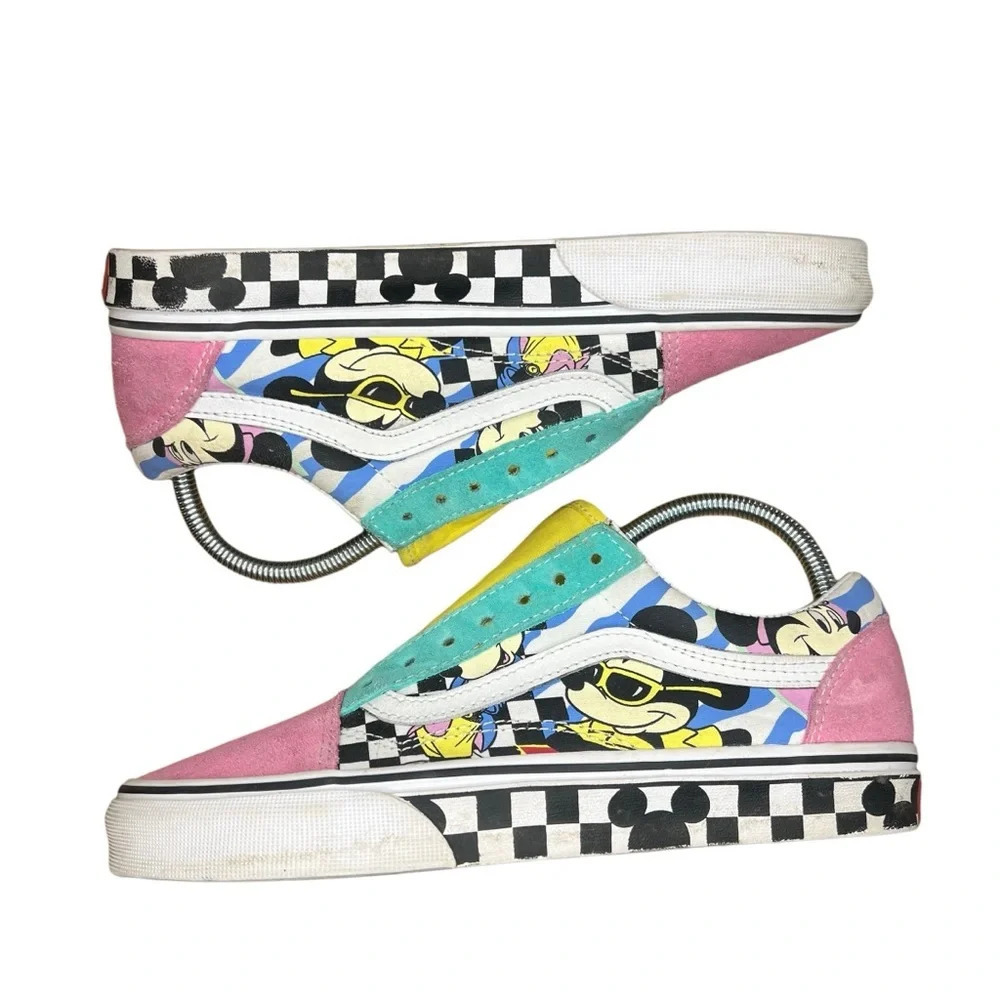 Vans Disney x Old Skool '80s Mickey' Low Top Skate Shoes Men's 6.0 / Women's 7.5 - Picture 3 of 10